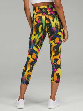 Lululemon Invigorate High Rise Crop Size Dot 18